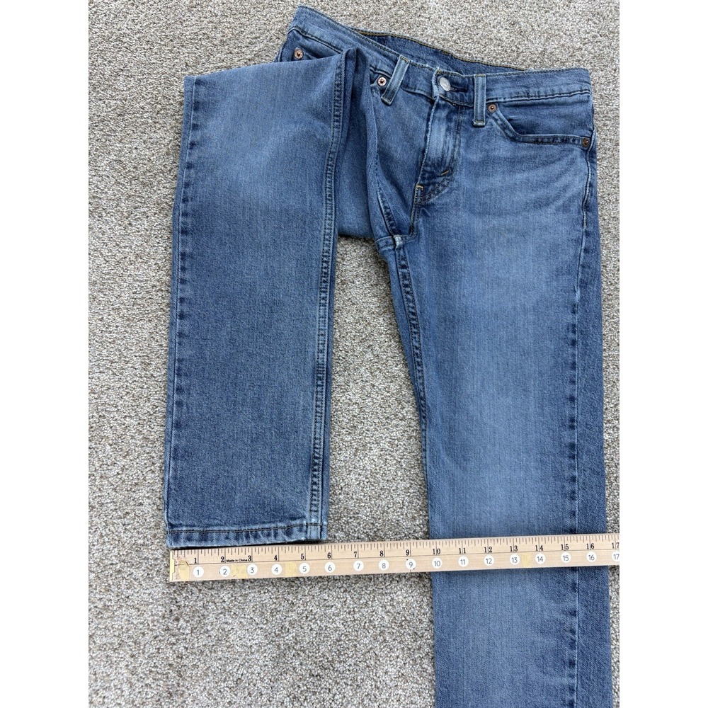 Levi's 511 Slim Jeans Mens Size 29x30 Stonewashed Blue Low Rise Stretch Denim - Picture 7 of 10